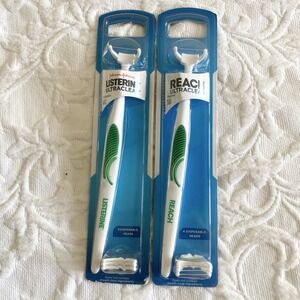 Reach Johnson & Listerine 523521500‎ Ultra Clean Access Flosser Lot Of 2 Pack